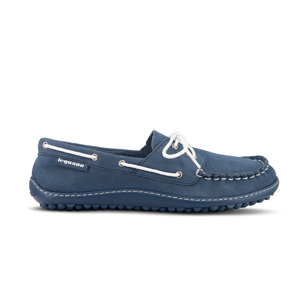 Leguano Barfussschuhe Morecassin Blau