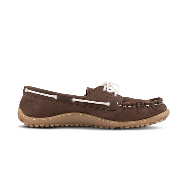 Leguano Barfussschuhe Morecassin Mokka