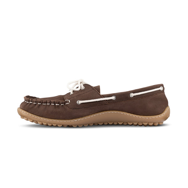Leguano Barfussschuhe Morecassin Mokka