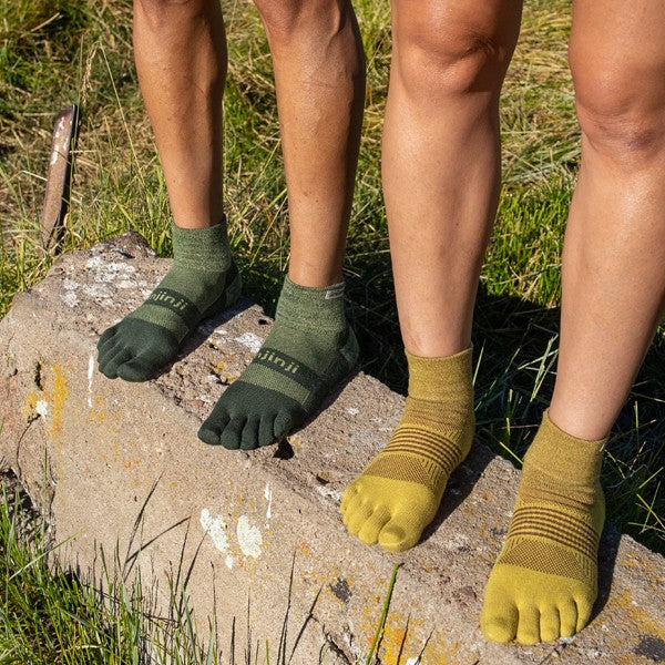 Injinji Trail Mini-Crew Zehensocken Herb