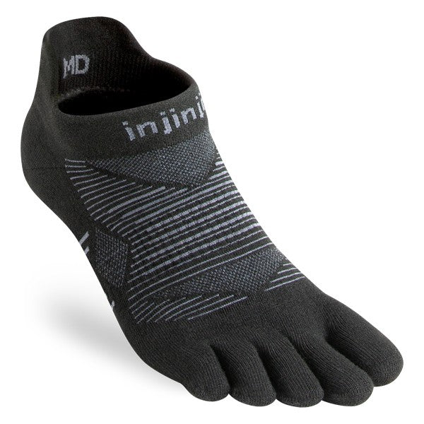 Injinji Run Lightweight No-Show 2.0 Zehensocken  Noir