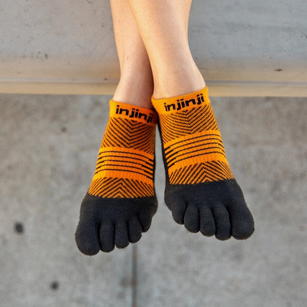 Injinji Damen Run Lightweight No-Show Tiger
