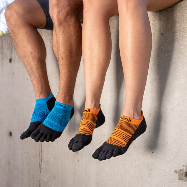 Injinji Damen Run Lightweight No-Show Tiger