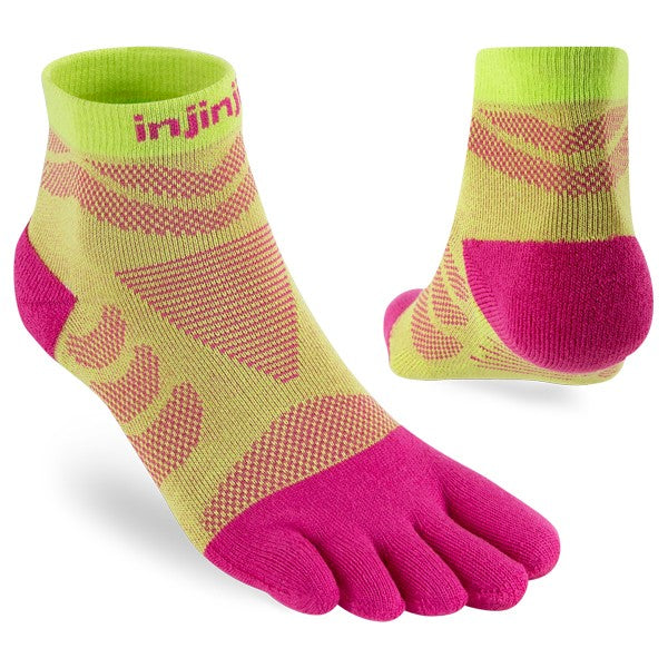 Injinji Damen Ultra Run Mini-Crew Melon
