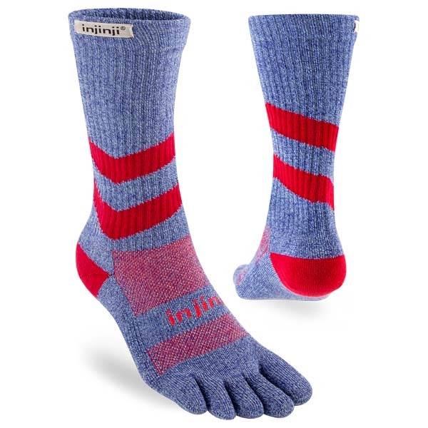 Injinji Outdoor Midweight Crew Nüwool Blau Gr.S