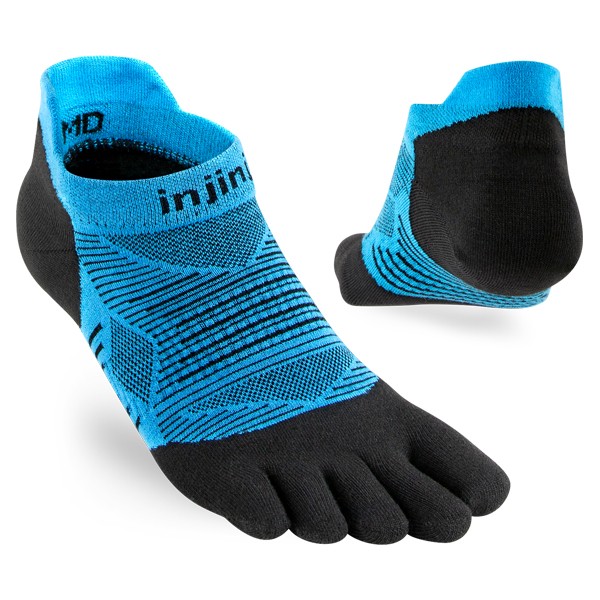 Injinji Run Original No-Show Blau/Schwarz