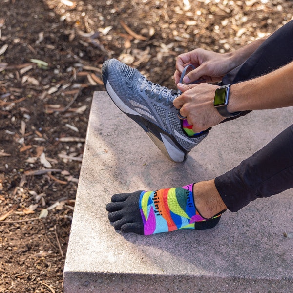 Injinji Run No-Show - Zehensocken Verdure