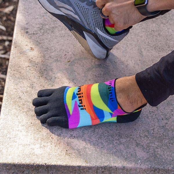 Injinji Run No-Show - Zehensocken Verdure