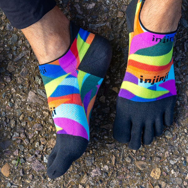 Injinji Run No-Show - Zehensocken Verdure