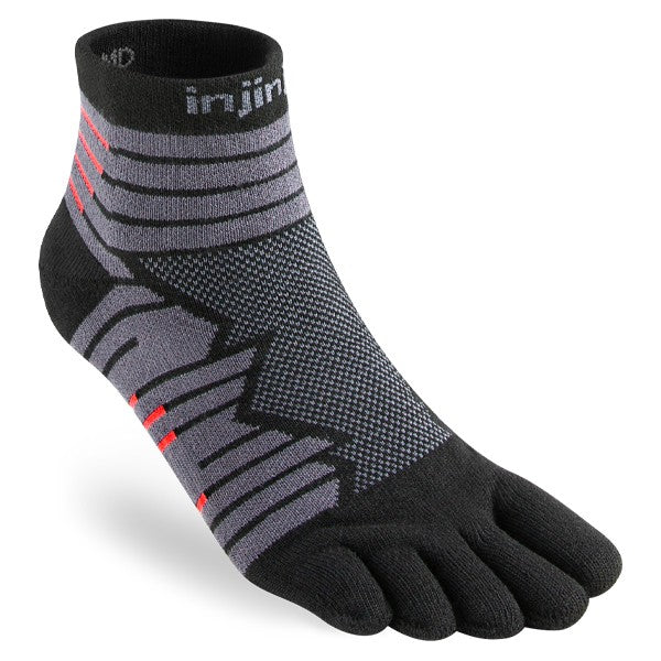 Injinji Ultra Run Mini Crew Onyx