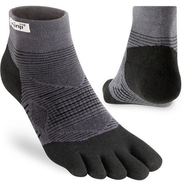 Injinji Run Original Mini-Crew Gris/Noir