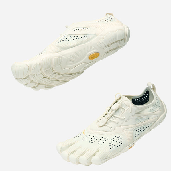 Vibram Fivefingers V-Run - Barfussschuhe Total Ivory
