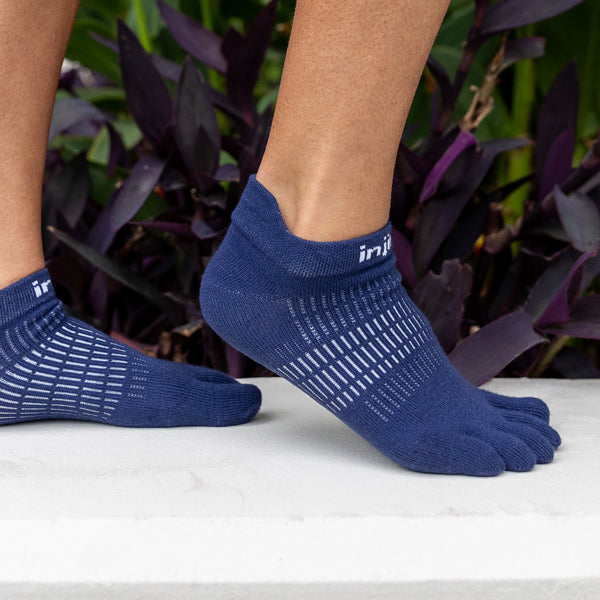 Injinji Women's Run Lightweight No-Show Navy