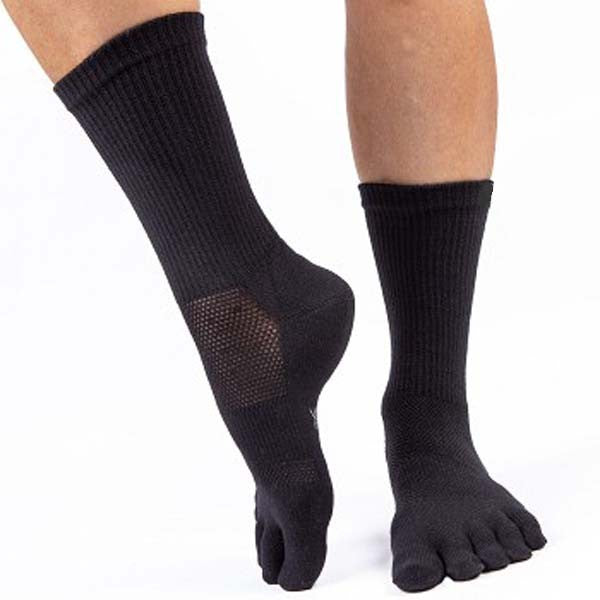 Chaussettes noires à orteils de randonnée 