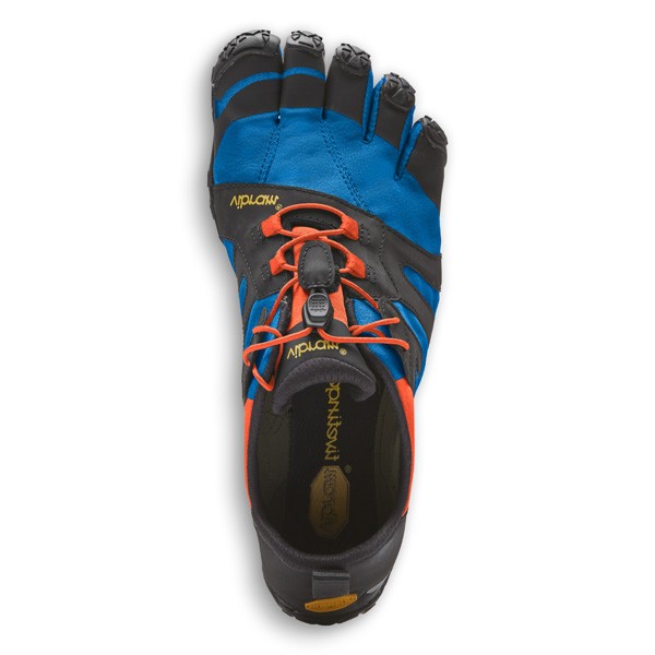 Vibramfivefingers V-Trail 2.0  - Barfussschuhe Blau/Orange