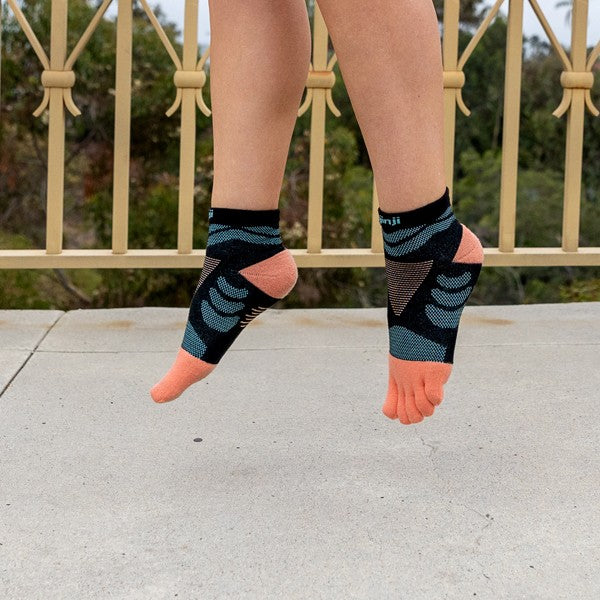 Injinji Damen Ultra Run Mini-Crew Tide