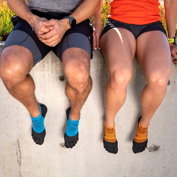 Injinji Damen Run Lightweight No-Show Tiger