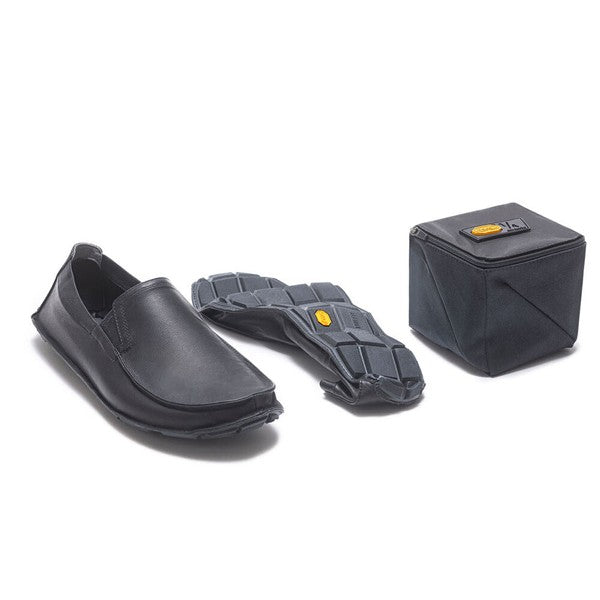 Vibram One Quarter Miura Leder Schwarz