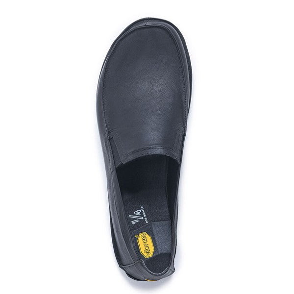 Vibram One Quarter Miura Leder Schwarz