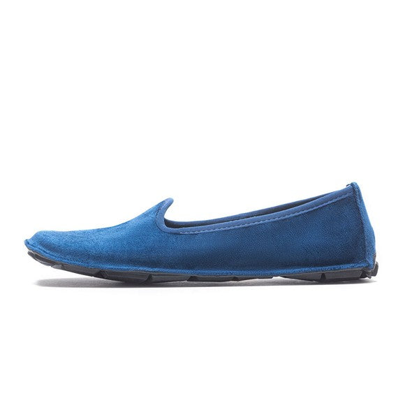 Vibram One Quarter Slip-on Damen Velvet Blau/Schwarz