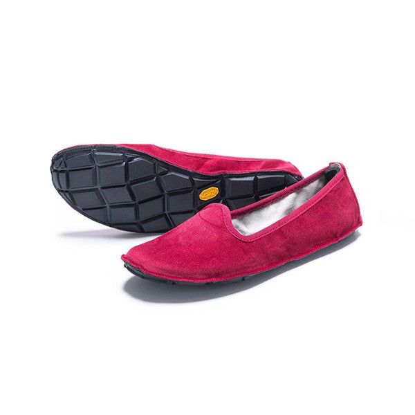 Vibram One Quarter Velvet - Barfussschuhe Damen Rot