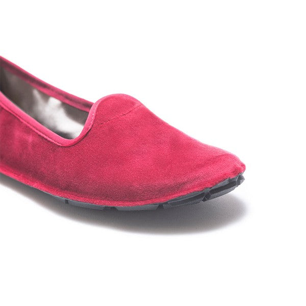 Vibram One Quarter Velvet - Barfussschuhe Damen Rot