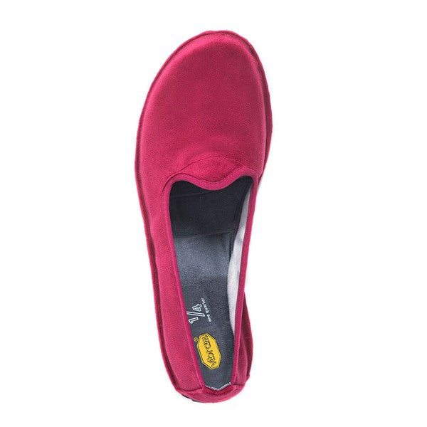 Vibram One Quarter Velvet - Barfussschuhe Damen Rot