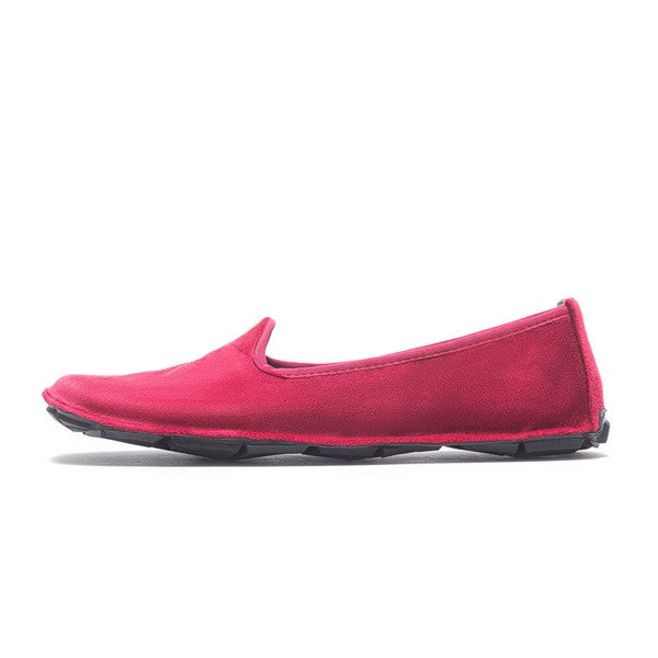 Vibram One Quarter Velvet - Barfussschuhe Damen Rot