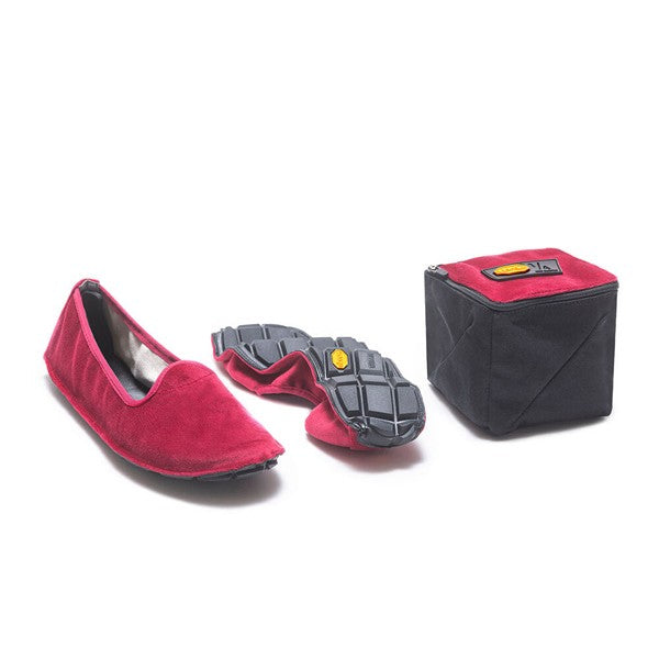 Vibram One Quarter Velvet - Barfussschuhe Damen Rot