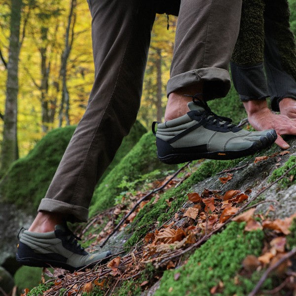 Vibram V-Trek Chaussures minimalistes isolées Olive/Noir
