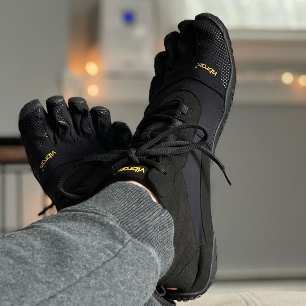 Vibram Barfussschuhe  V-Trek Schwarz