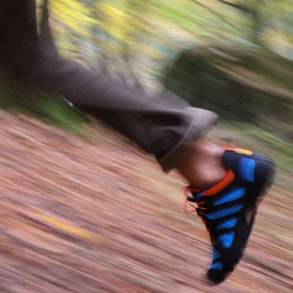 Vibramfivefingers V-Trail 2.0  - Barfussschuhe Blau/Orange