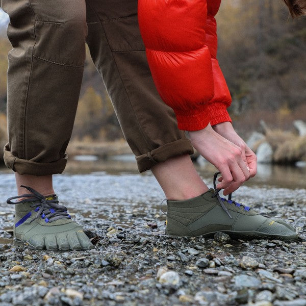 Vibram  Barfussschuhe V-Trek Dame Military Grün