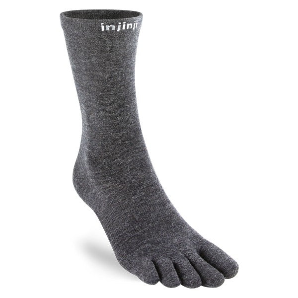 Injinji Liner Crew Wolle- Zehensocken Slate