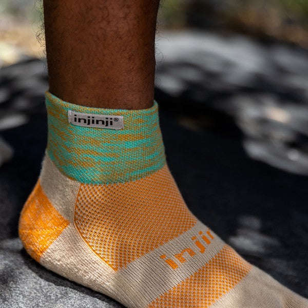 Injinji Trail Midweight Mini-Crew Zehensocken Wheat