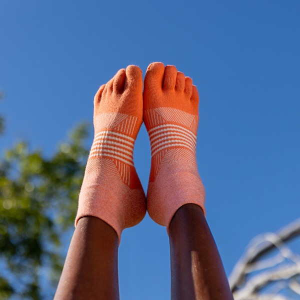 Injinji Damen Trail MDW Mini-Crew Geranium