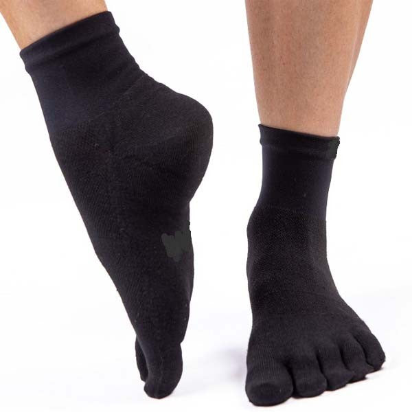 Fitness Zehensocken Schwarz