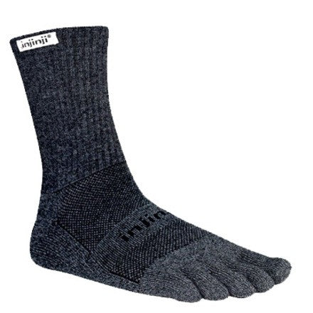 Injinji Zehensocken Injinji Zehensocken Trail Midweight Crew Grau - 213170150