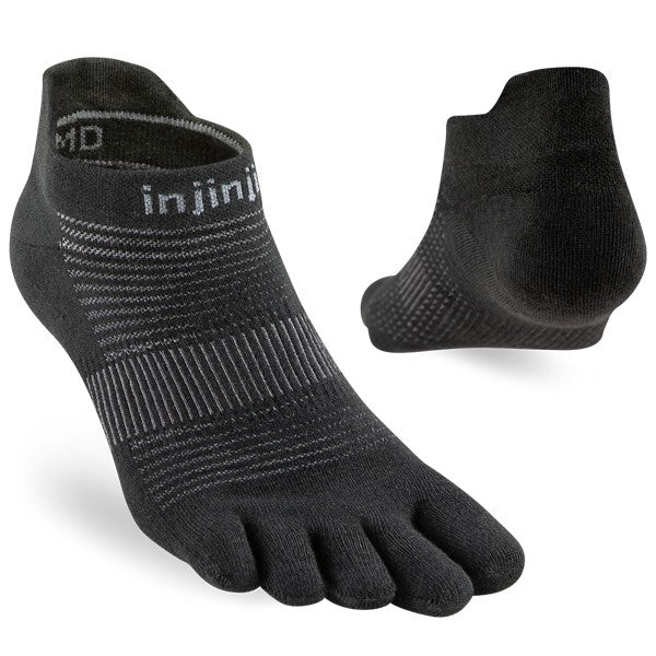 Injinji Run Lightweight No Show Noir