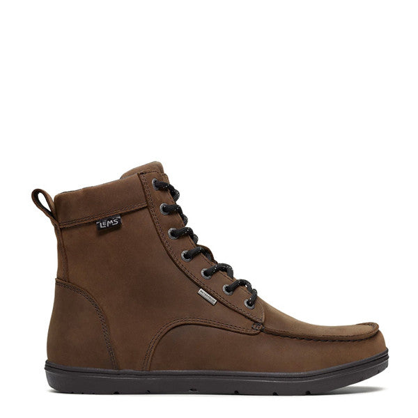 Lems Boulder Boot - Barfussschuhe Waterproof Weathered Umber