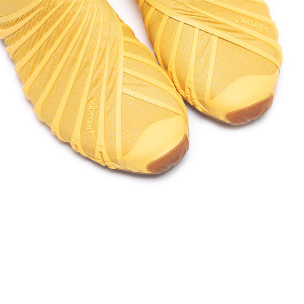 Vibram Furoshiki Ecofree - Chaussures minimalistes pour femmes, couleur moutarde 