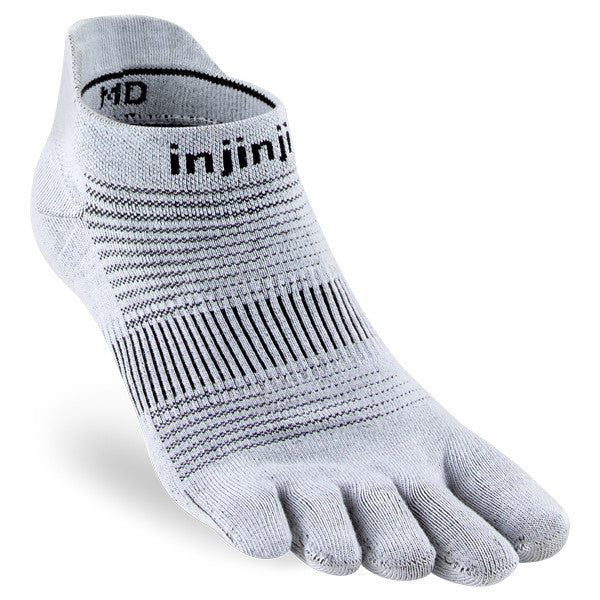 Injinji Women's Run Lightweight No-Show Grau