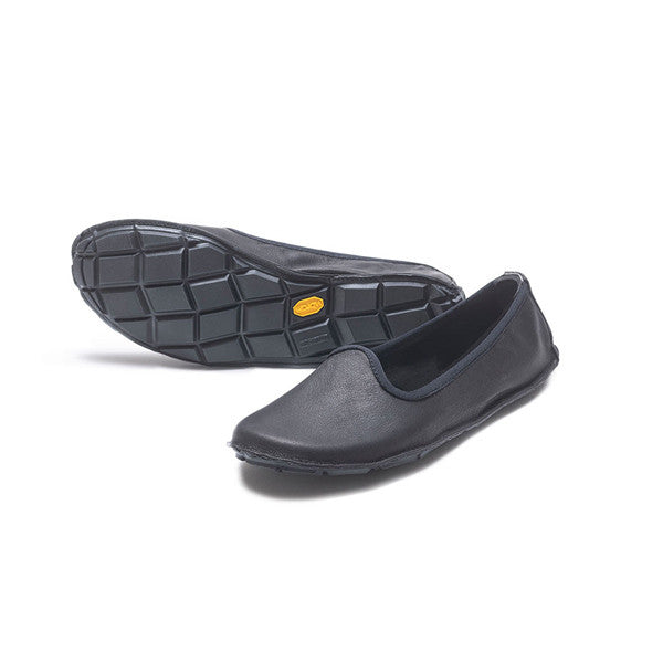 One Quarter Slipon Leder Schwarz