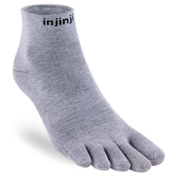 Injinji Liner Mini-Crew - Zehensocken Grau