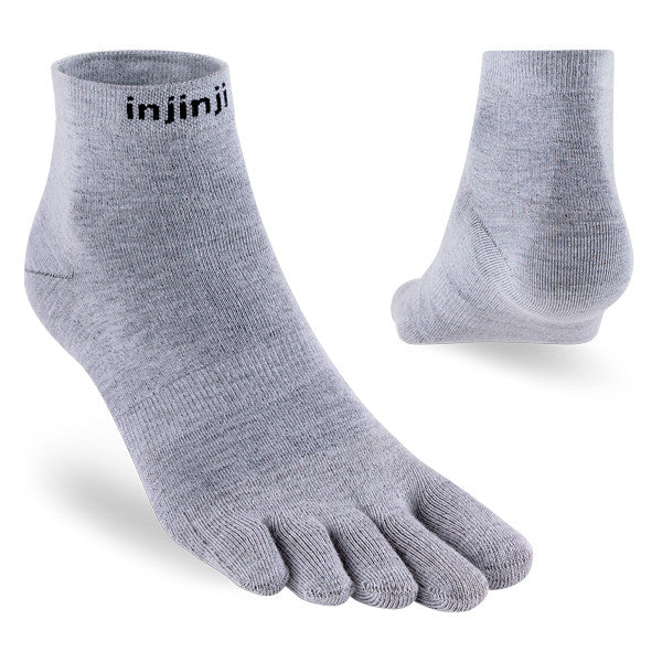 Injinji Liner Mini-Crew - Zehensocken Grau