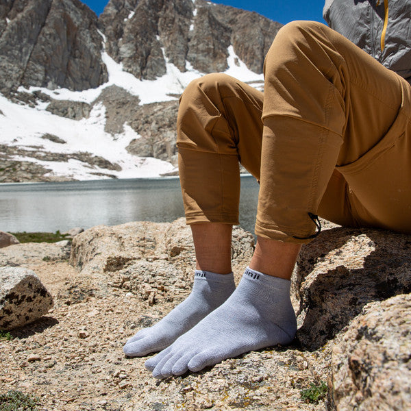 Injinji Liner Mini-Crew - Zehensocken Grau