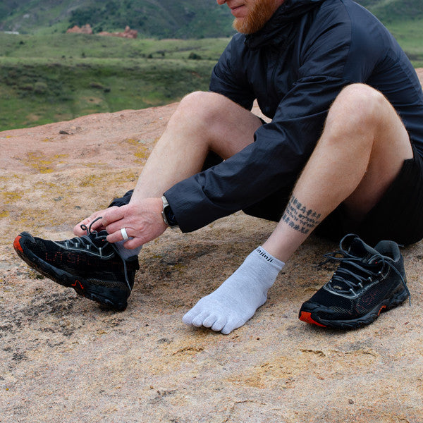 Injinji Liner Mini-Crew - Zehensocken Grau