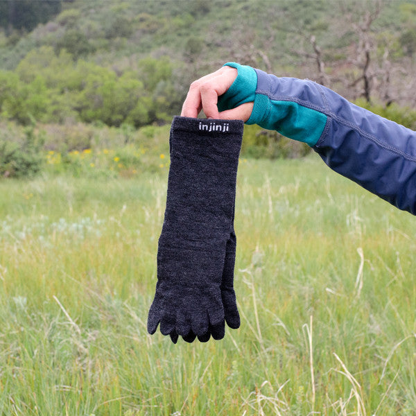 Injinji Liner Crew Wolle- Zehensocken Slate