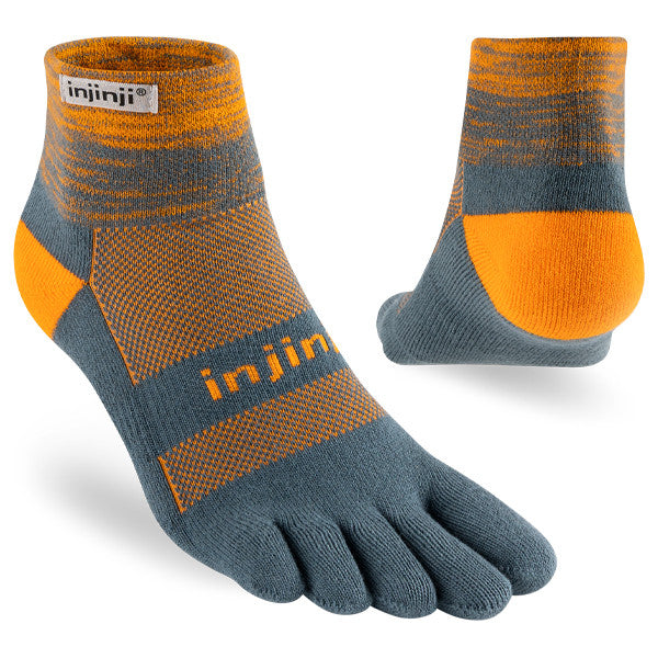 Chaussettes Injinji Trail Mini-Crew Toe Wave