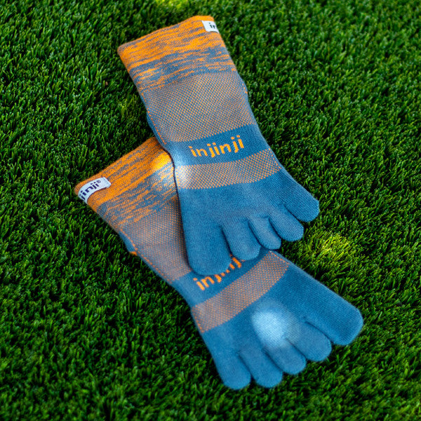 Injinji Trail MIni-Crew Zehensocken Wave